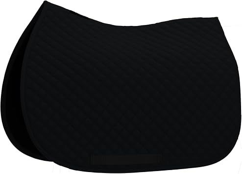 Equinavia Harstad Horse Saddle Pad, Classic Durable Design, Horse/Pony | All-Purpose Equestrian Saddle Pads, Moisture Wicking Tricot Backing, Daily Protection for Training, Schooling, Competition
