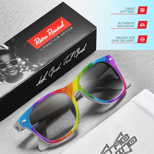 Image of Retro Rewind Kids Sunglasses for Boys Girls Age 3-12 - Shatterproof UV400 Toddler Children Sun Glasses
