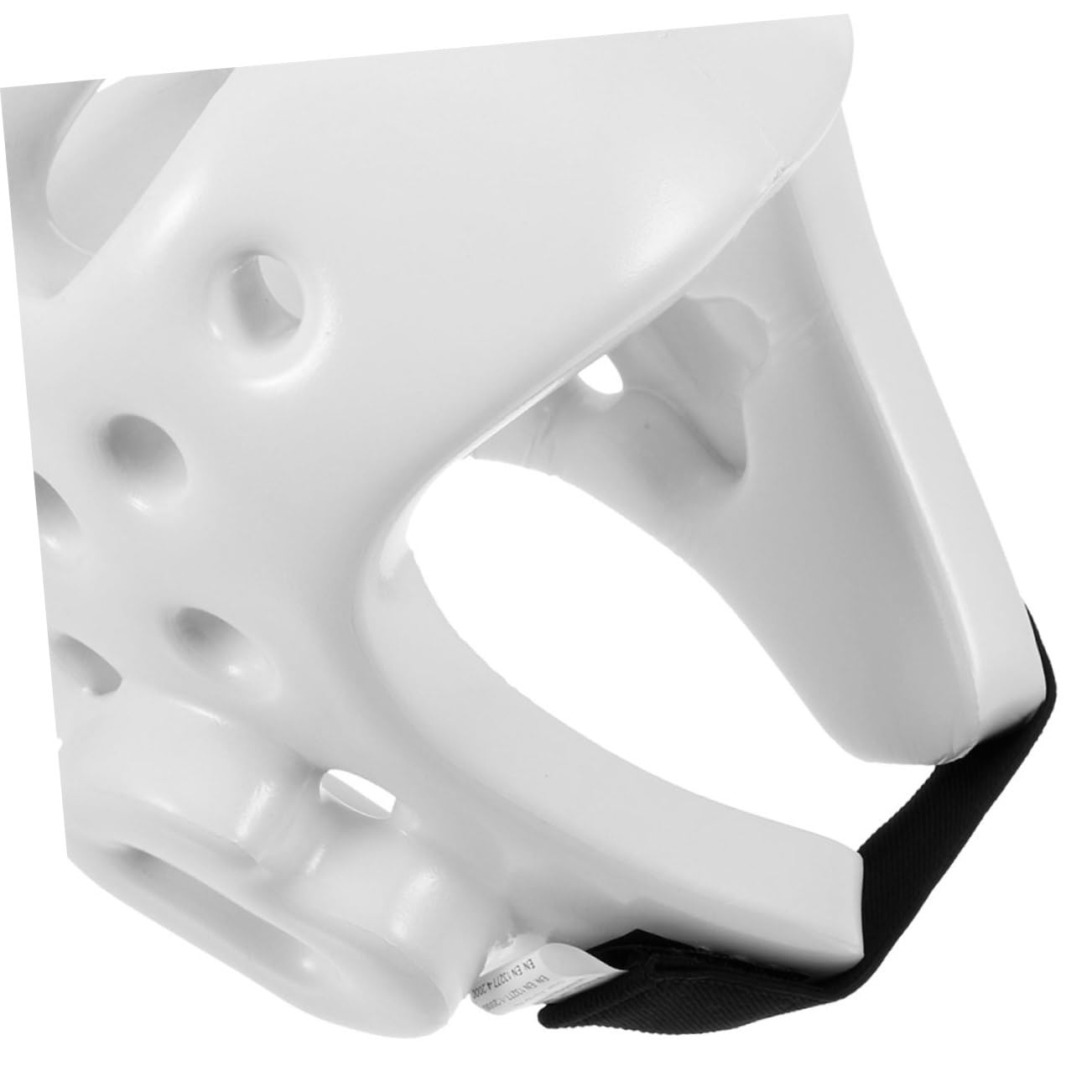 Happyyami Caschetto Protettivo per Ragazzi in Pu Bianco, Casco da Boxe Sicuro e Traspirante per Taekwondo e Karate, per Allenamenti e Sparring