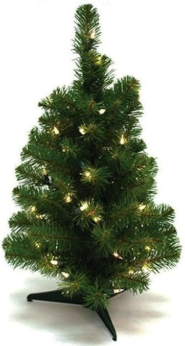 Only Christmas Tree - 1 feet Christmas Tree Xmas Tree with Solid Plastic Legs,Light Weight, Small Tree for Decoration