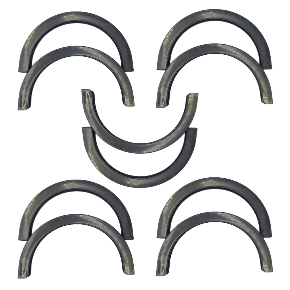 INOOMP 5 Pairs Skateboard Deck Guards Protector Longboard Protection Tail Deck Bumper Strip Absorbing Gear Anti- Collision Strip