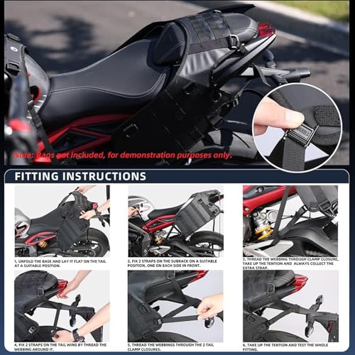Base de sac de selle de moto évite les rayures de peinture - 4