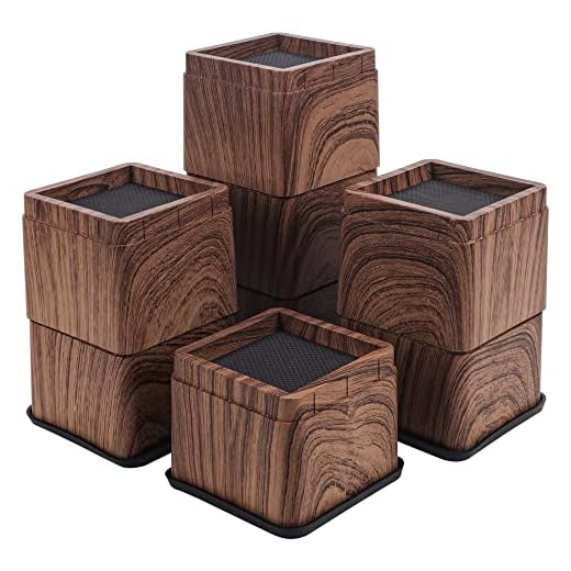 Heavy Duty Bed Risers for Furniture Elevation