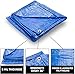 Grizzly Tarps by B-Air 10' x 14' Large Multi-Purpose Waterproof Heavy Duty Poly Tarp with Grommets Every 36