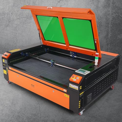 VEVOR 130W CO2 Laser Engraver, 35 x 55 in, 19.7 IPS Laser Cutter Machine with 2-Way Pass Air Assist, Compatible with LightBurn, CorelDRAW, AutoCAD, Windows, Mac OS, Linux, for Wood Acrylic Fabric More - Image 8