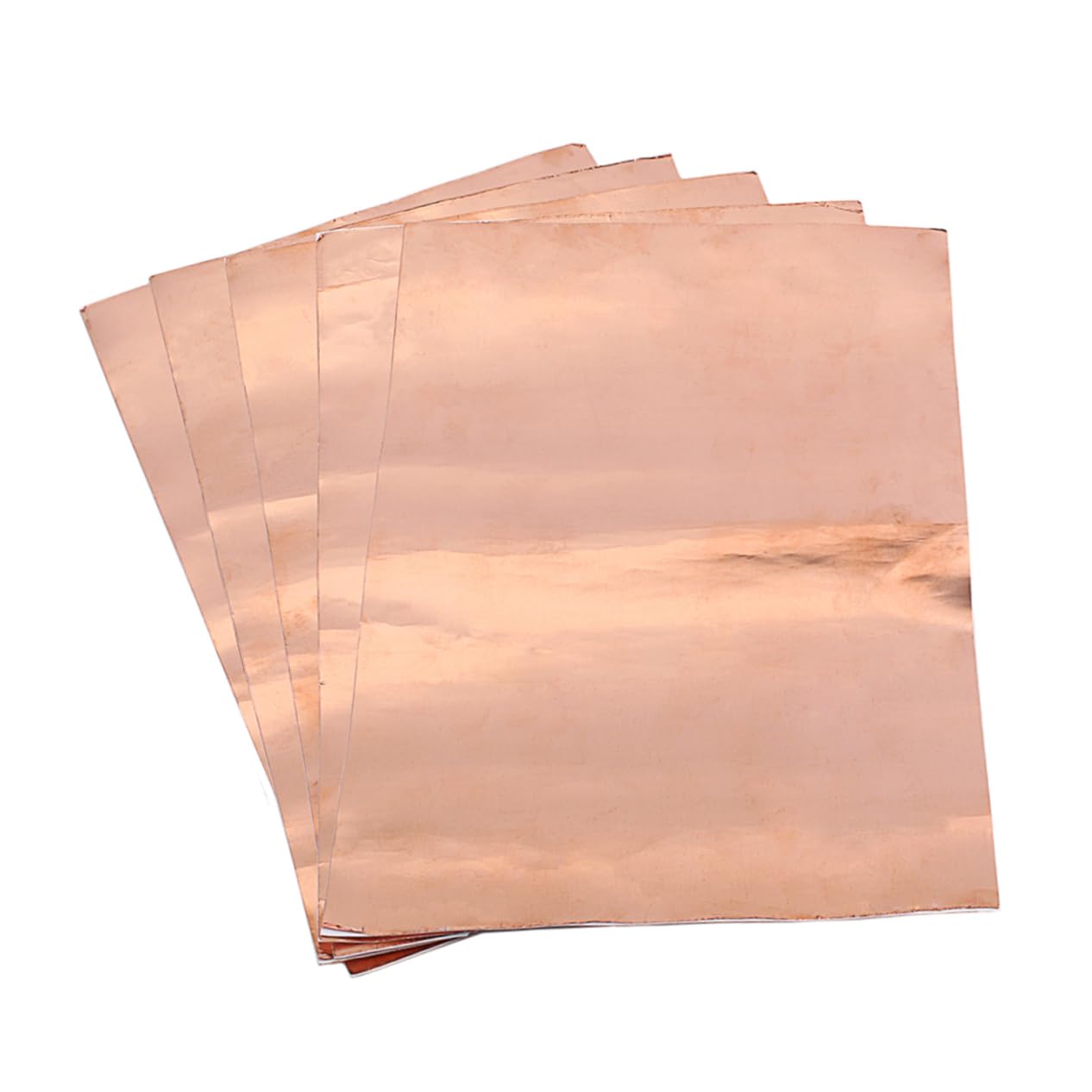 TIDTALEO Stained Glass Kit 5 Pcs 300x200mm Conductive Copper Foil Paper for Guitar Parts and Electrical Projects
