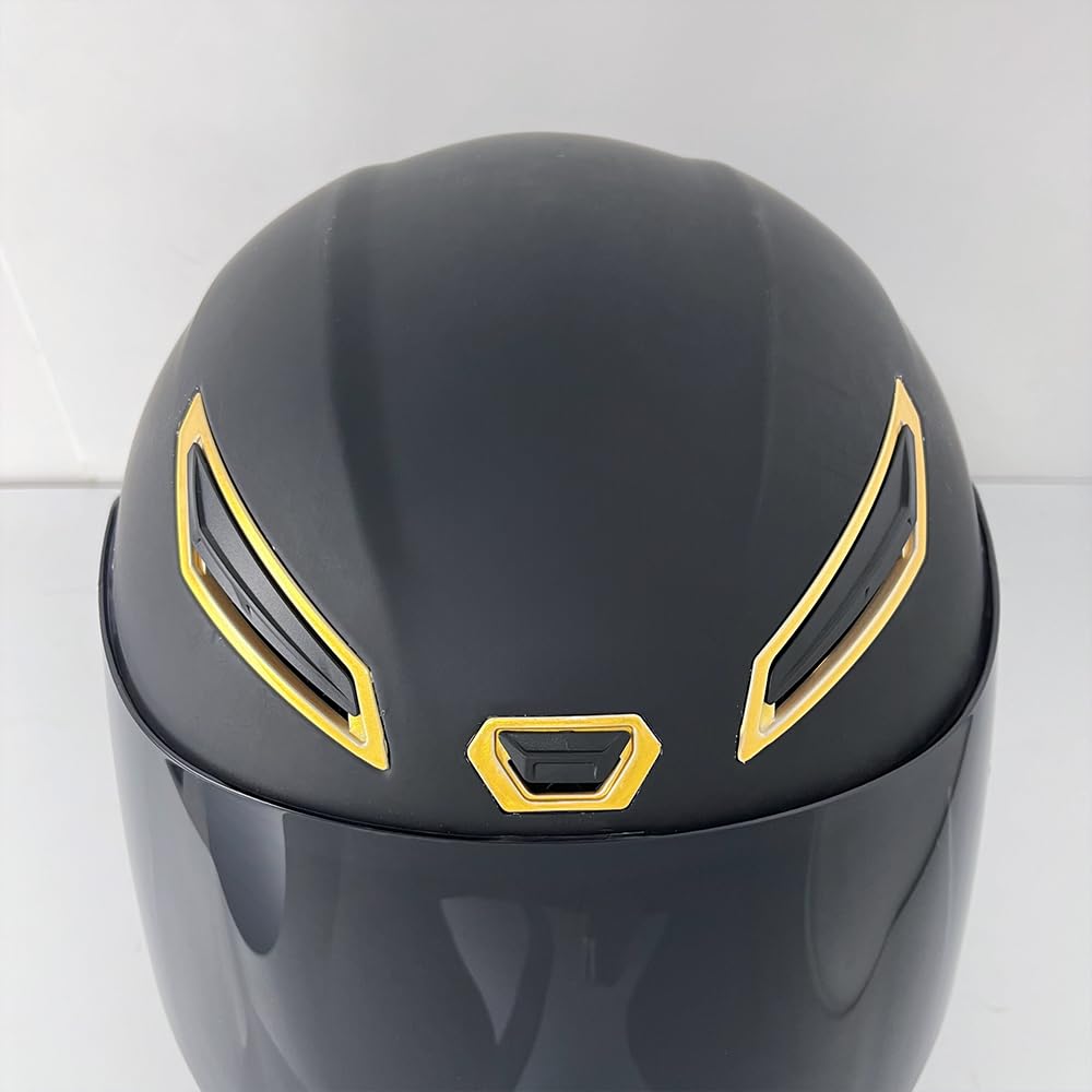 K1 Helmet Top Vent for AGV K1 S, Air Ventilation Airflow Replacement Parts, Motorcycle Helmet Accessories, One Size (Bright Gold) : Automotive