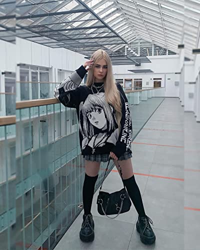 Maener Men's Death Note Sweater Misa Amane Knit Pullover Top for Women Unisex3