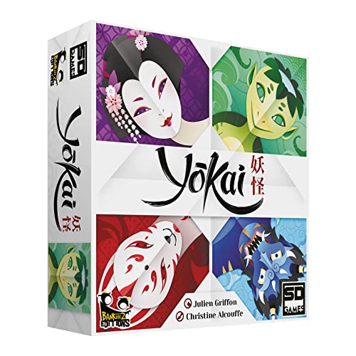 SD GAMES - Juego de Cartas Yokai - Juego Cooperativo de