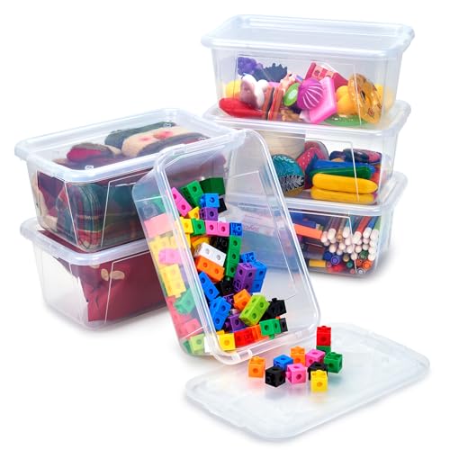 GAMENOTE 6 Pack Kids Toy Bins