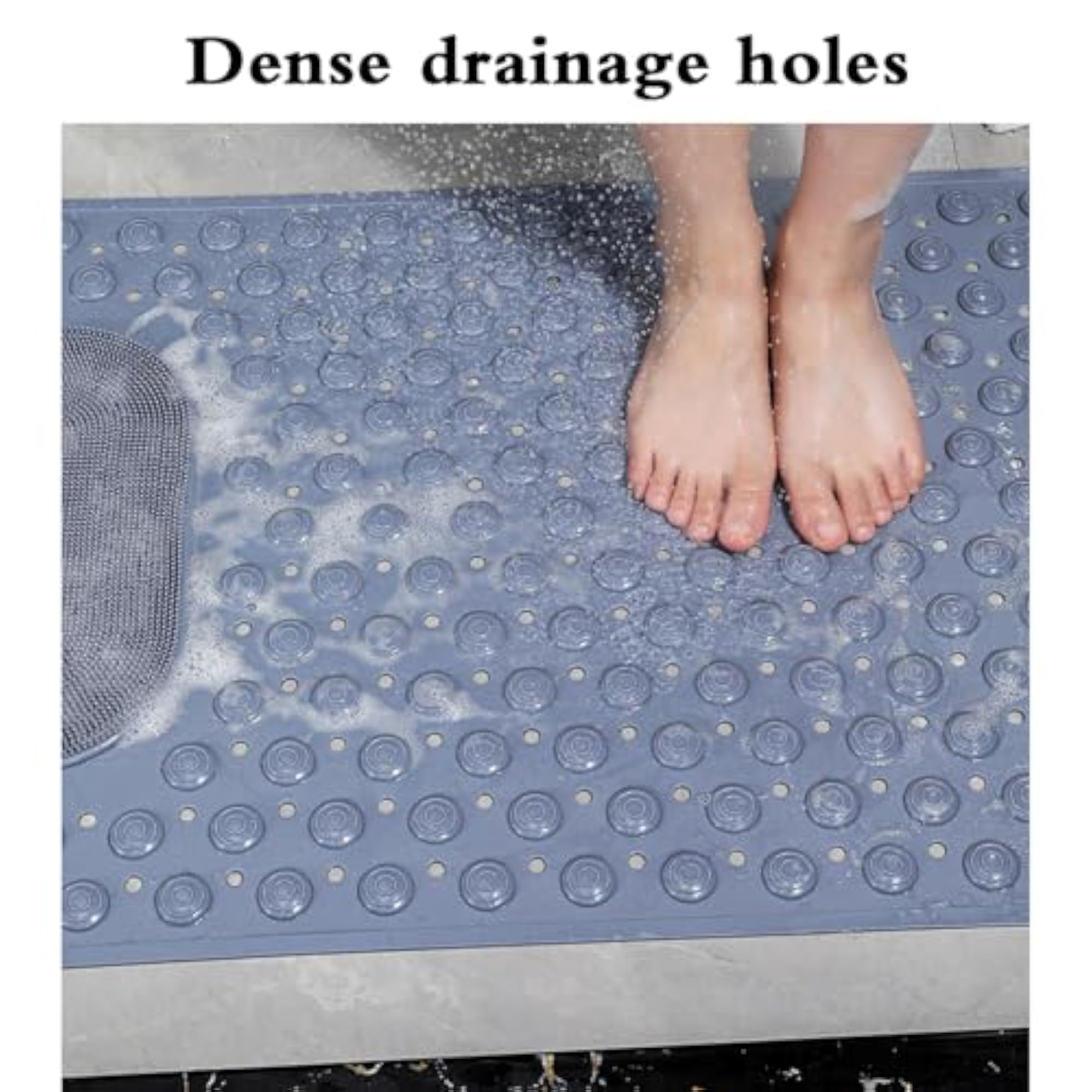 Non Slip Bath Mats for Inside Bath, Square Shower Mat