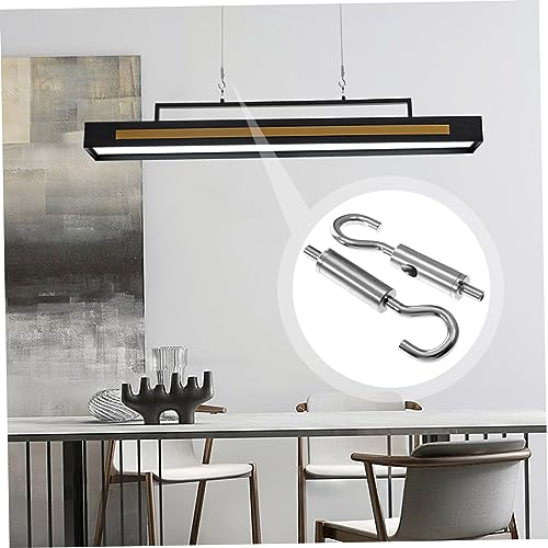 Gatuida 5 piezas de tensores de cuerda de alta resistencia con gancho y ojales para cuerdas y accesorios prácticos para cables para tiendas de campaña, toldos y aplicaciones de iluminación miniatura 6