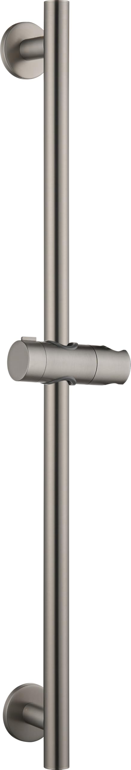 IMEX - Barra de Ducha Pared 65cm Níquel Cepillado | Barra de Acero Inoxidable S.304 Redonda con Soporte para Alcachofa de Ducha Ajustable | Recambio Original IMEX