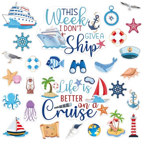 27PCS Cruise Ship Door Magnets