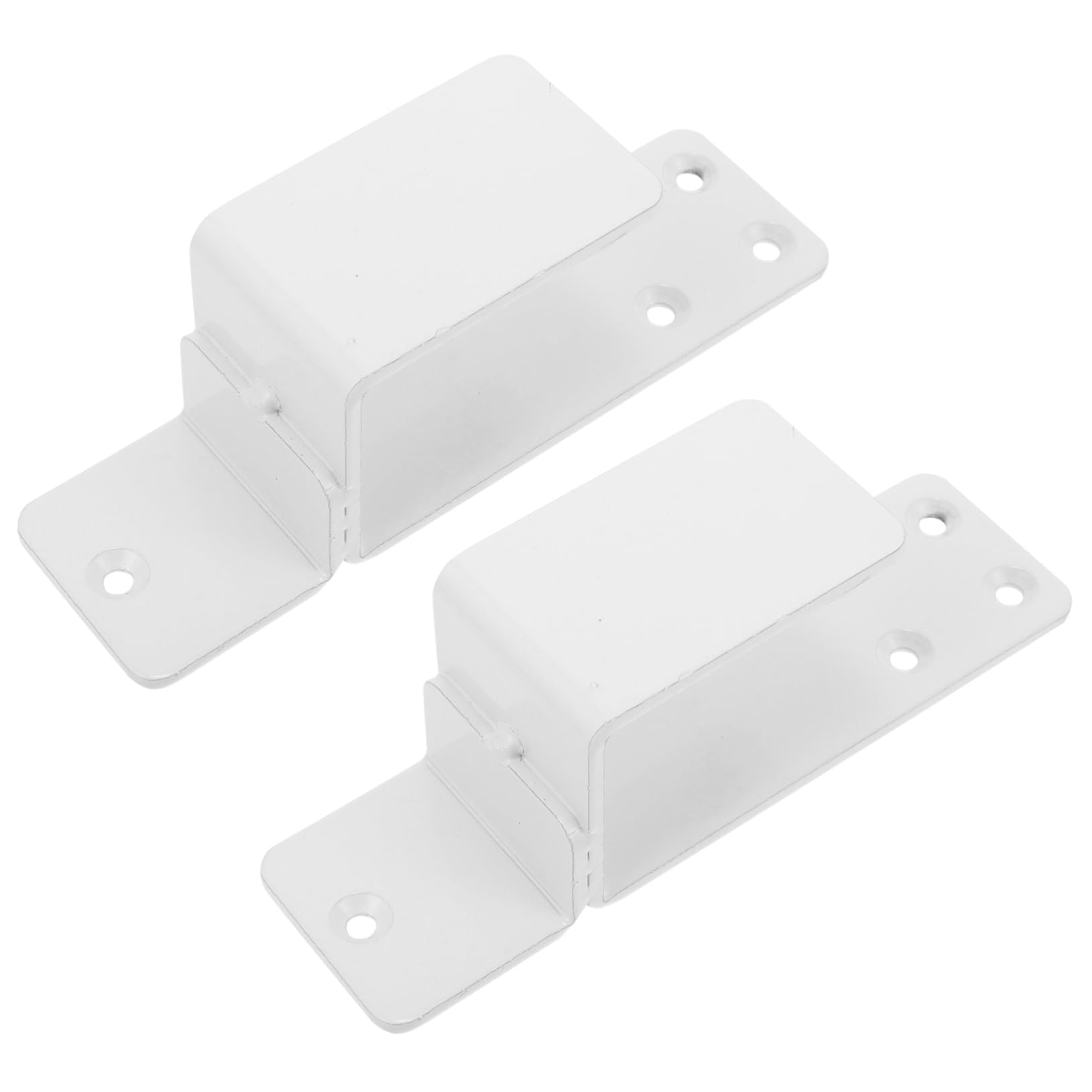 Porte de gannge instable ? Kit quincaillerie acier blanc TOPBATHY avec pack de 2 pièces sécurité