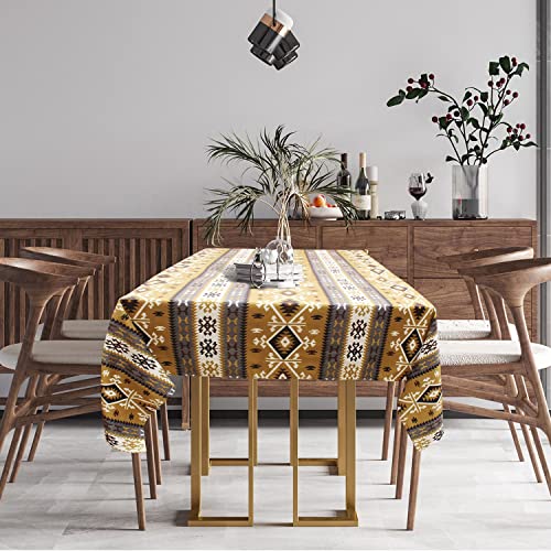 Image of AAZEEM Printed Tablecloth Soft Feel Table Cover 4-6 Seater,Table Cover,Dining Table Chair Cover,Dining Table Cover 6 Seater(Rectangle /Oblong, 55 x 70 Inch, Light Green)