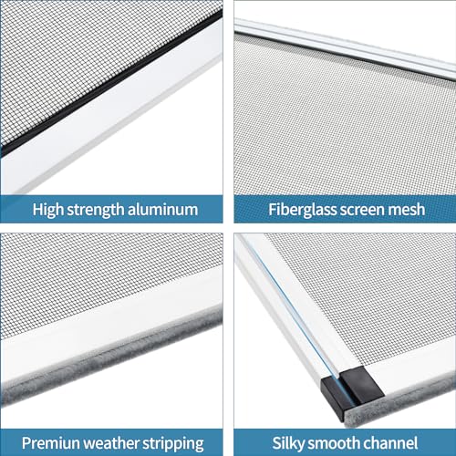 Pantalla de repuesto duradera para ventana expandible y ajustable Yoochee 7