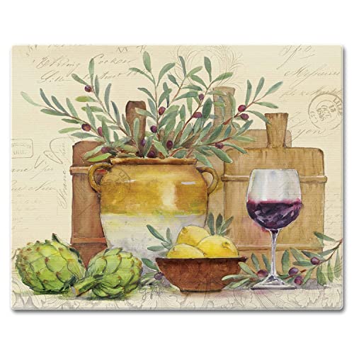 CounterArt Rustic Wine 3mm Tempered Glass Cutting...