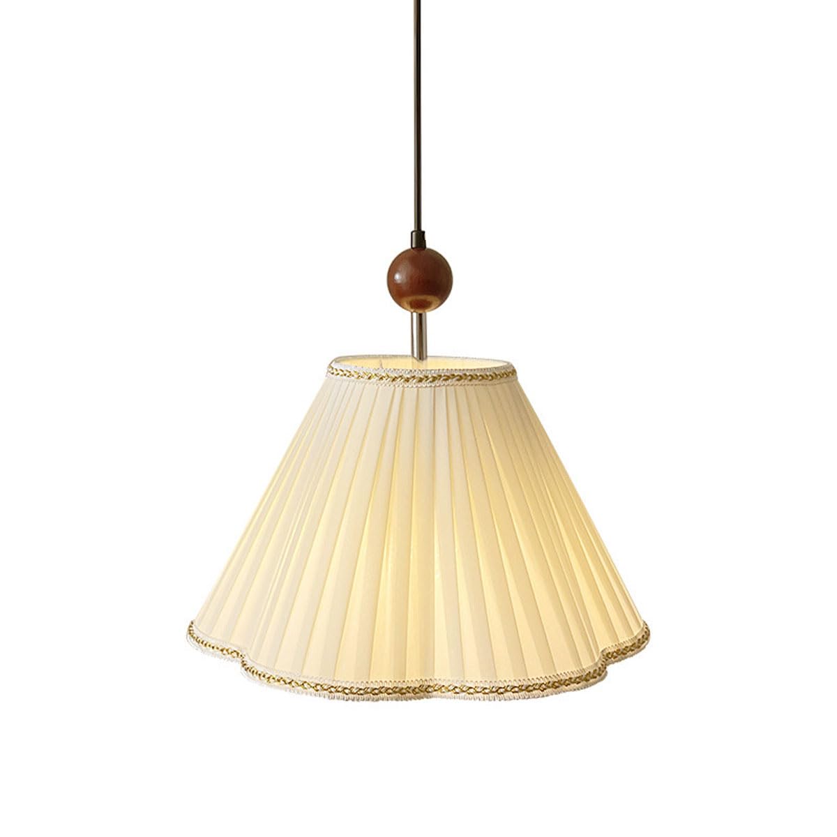 Lustres de luxe en tissu blanc pour salon et café chic
