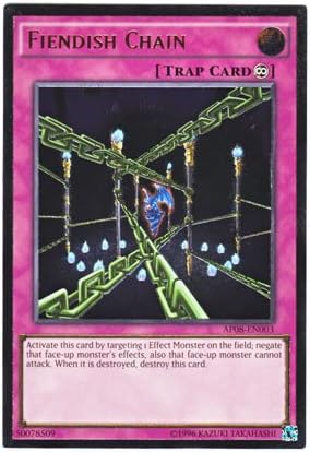 Amazon Co Jp 遊戯王 英語版 Ap08 En003 Fiendish Chain デモンズ チェーン アルティメットレア ホビー 通販