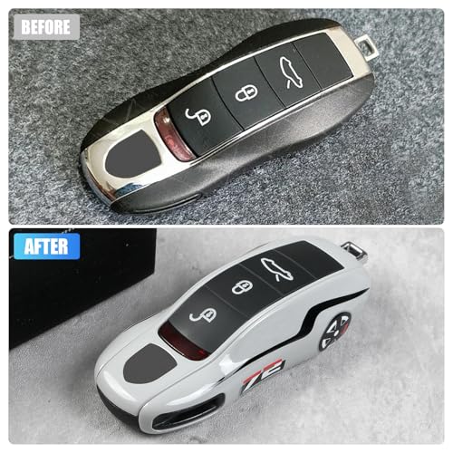 Coque clé grise n72 style classique Porsche Panamera Cayenne