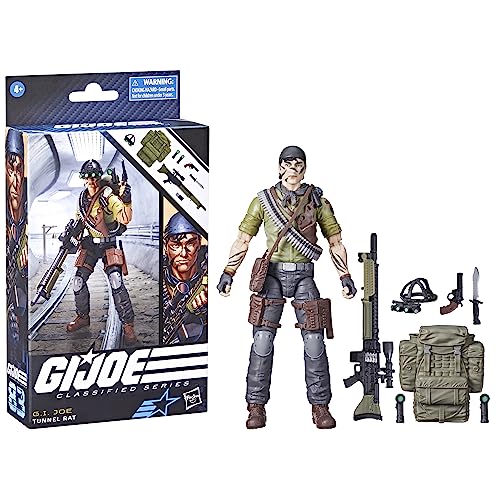 Boneco G.I. JOE Classified Series - Figura 15 cm e acessórios - Mole Rat, 83 - F7465 - Hasbro