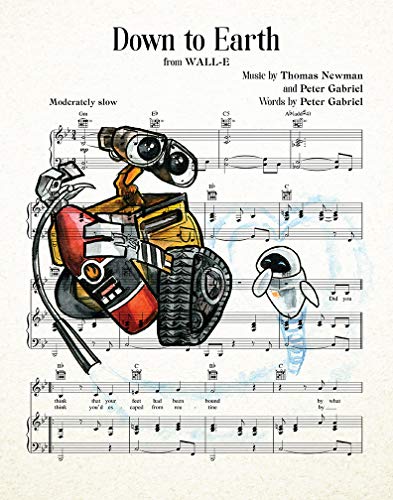 Affiche Wall E et Eve décoration chambre bébé poster enfant 20x25cm