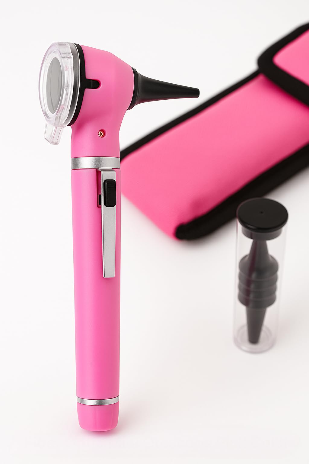 Fiber Optic MINI Otoscope Pink Color (Diagnostic Set) G.S Instruments — Amazon image 5