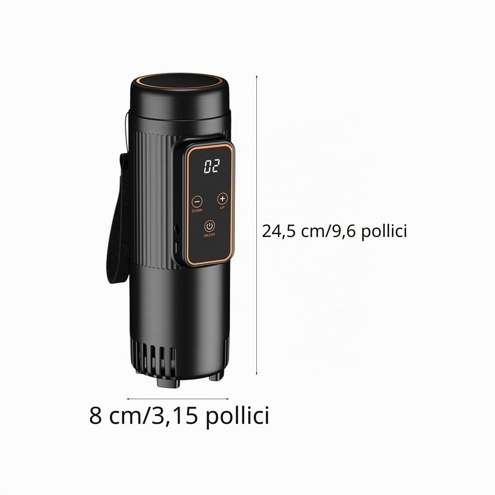 misppro Borsa termica portatile da viaggio per medicinali auto e uso domestico, custodia da viaggio compatta con ricarica USB