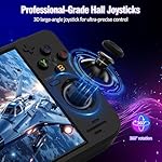RF40H Handheld Game Console, 4.0" Retro Gaming Console Preloaded 20,000+ Classic Games, Open Source Linux System, Support WiFi Online Play, Portable Pocket Hand Held Video Game (Black) - Image 3
