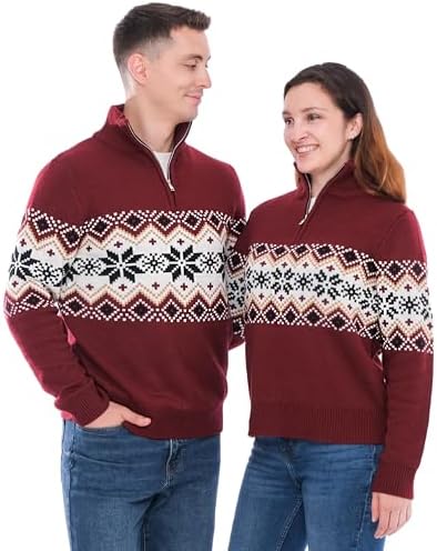 LUBOT Ugly Christmas Sweaters for Women Men Cute Funny Tacky Holi...