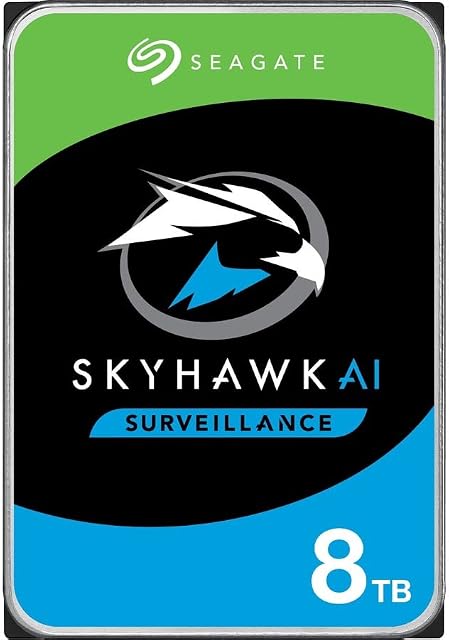 Seagate HD INT. 8TB ST8000VE001 SKYHAWK, Cor: Preto