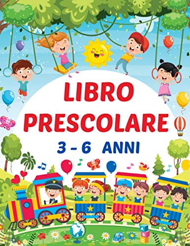 9798551984405 Libro Prescolare per bambini 3-6 anni: Linee, forme, disegni e lettere, e Numeri, matematica, la colorazione, i labirinti - Libro didattico molto complete, Libro di Attività Imparare a Scrivere.