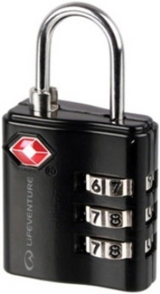Lifeventure TSA Approved Luggage Padlock 3 Digit Heavy Duty Zinc Alloy Security Padlock, Combination Padlock, Code Lock For Suitcase Luggage Gym Locker