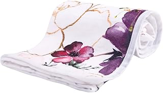 Hohopeti 1 peça Cobertor de marcos para bebês, cobertores de flanela, cobertor de musselina de algodão, presentes para bebês recém-nascidos, cobertores de bebê macios, adereços para fotos de bebê, cobertor mensal de bebê