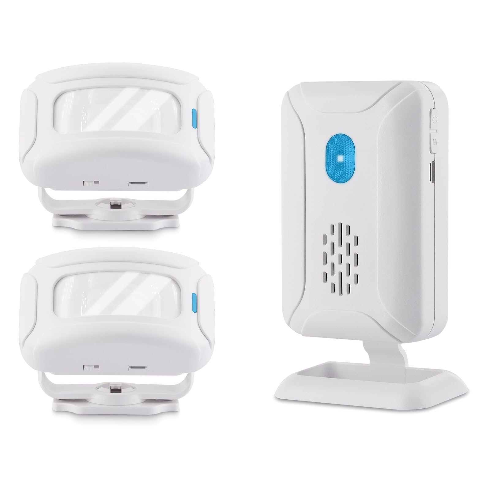 NineLeaf Durchgangsalarm Mit Bewegungsmelder, Bewegungsmelder Klingel, Diebstahlschutz, 36 Klingeltöne, 5 Begrüßungstöne, für Private und gewerbliche Räumlichkeiten(1Empfänger&2Sensors)