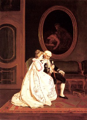 Peinture à l'huile The Reading Vicente De Xades | Inspirez la sérénité à travers l'art