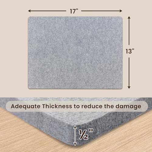 Image of Somime 13x17 inch Wool Pressing Mat, 100% New Zealand Wool Ironing Mat | Felted Wool Ironing Board for Sewing, Quilting, DIY Crafts, and Embroidery