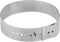 Vista 7 de Medidor de brazalete de pulsera, unidad CM, herramienta de medición de brazalete ajustable de acero inoxidable, herramientas de tamaño de pulseras