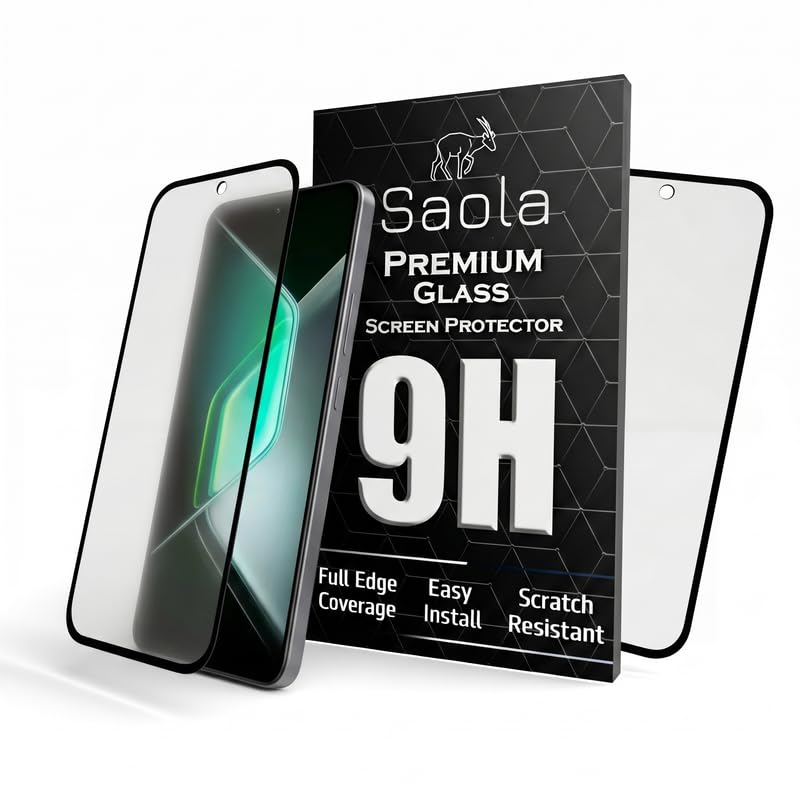 Image of Saola Anti-Glare Matte Screen Protector for Infinix gt 30 pro 5g | Smooth Touch Finish, 9H Strength Glass, Full Coverage, Bubble-Free Installation Kit | Quick & Easy Application | Pack of 1