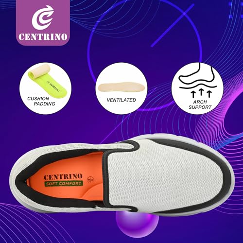 Image of Centrino Men's Sports Shoes | Shoes for Man Stylish | Lightweight Breathable Running Shoes | Cushioned Insole | Comfortable Mesh Walking & Workout Sneakers for Men | Mens Sports Shoes Casual (9229)