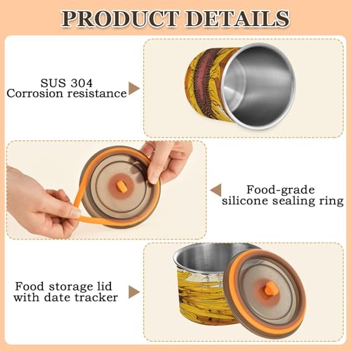 Contenedor al vacío para café Qilmy 17oz acero inoxidable miniatura 5