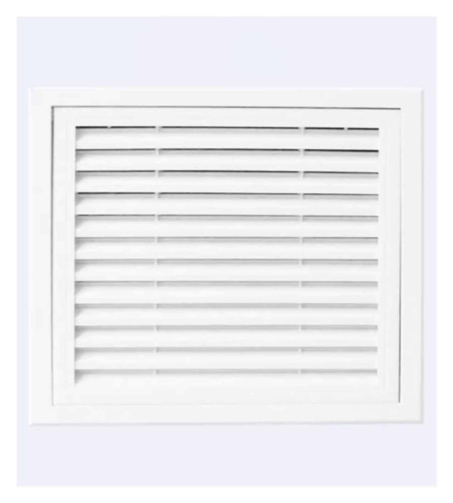 Cubierta de ventilación de Aire, Rejilla de ventilación Cuadrada, Cubierta de ventilación de Techo/Pared Lateral de 21,65 x 21,65 Pulgadas, Rejilla de Lamas abatible de fácil Flujo de Aire c