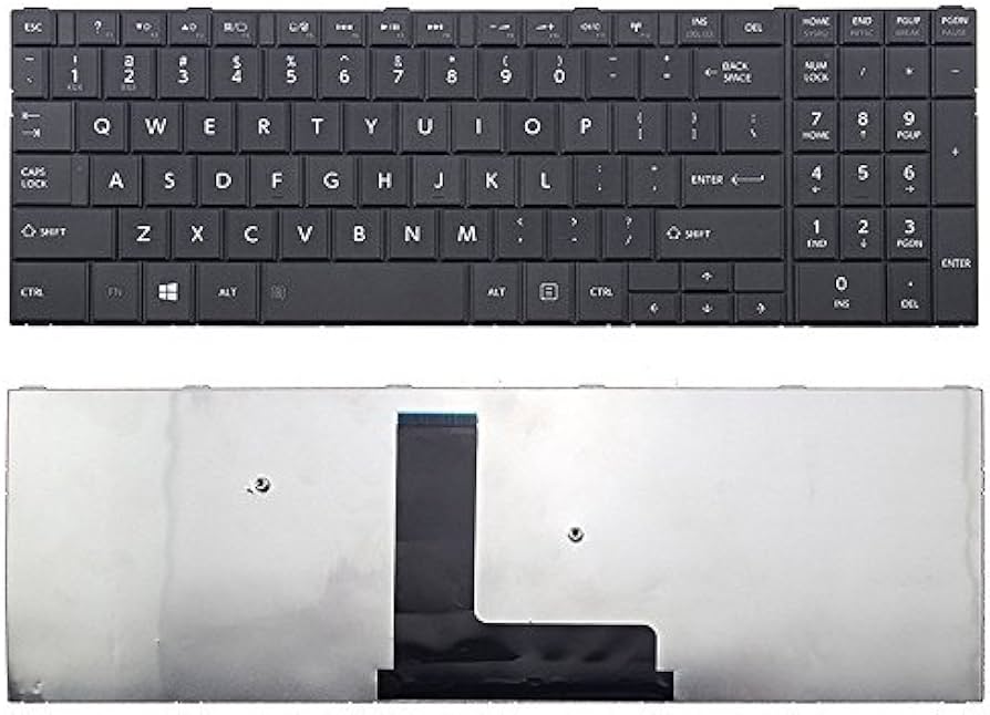 Original New for Toshiba Satellite Pro R50 R50-B US Black Keyboard