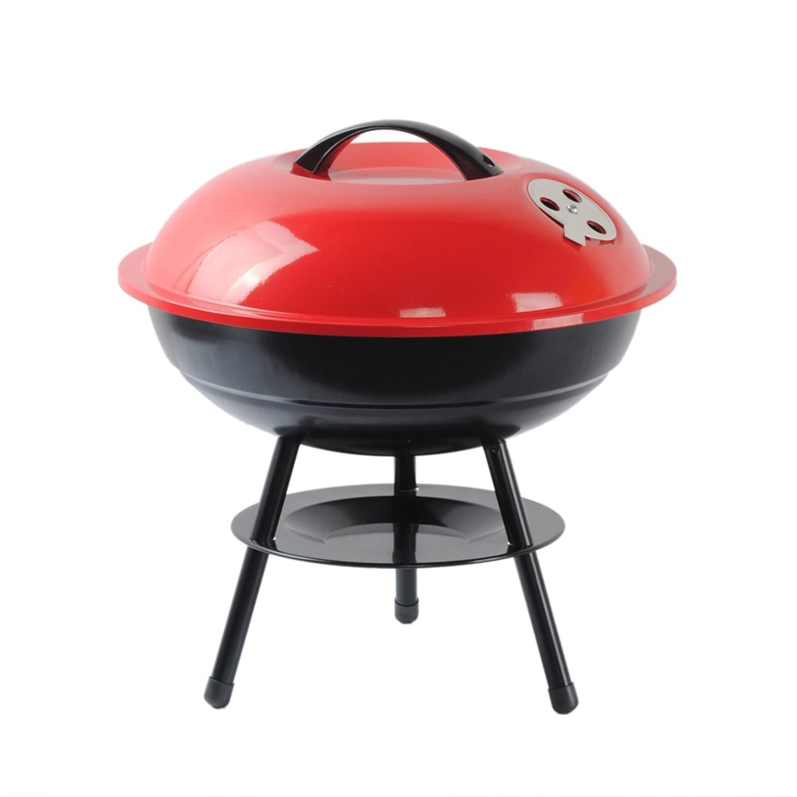 Przenośny grill na węgiel drzewny do gotowania na świeżym powietrzu, lekka konstrukcja, idealna na kemping, patio i imprezy grillowe