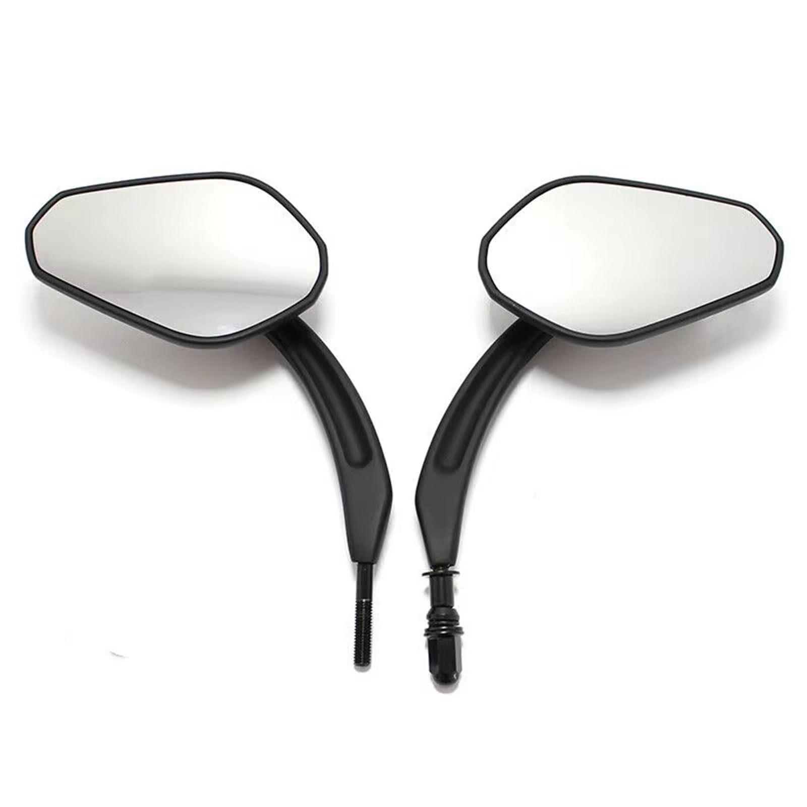Specchietto retrovisore per Moto, Lato Sinistro e Destro, per Davidson Street Glide Road King, Nero e Cromato, specchietto Laterale di Ricambio per Moto.