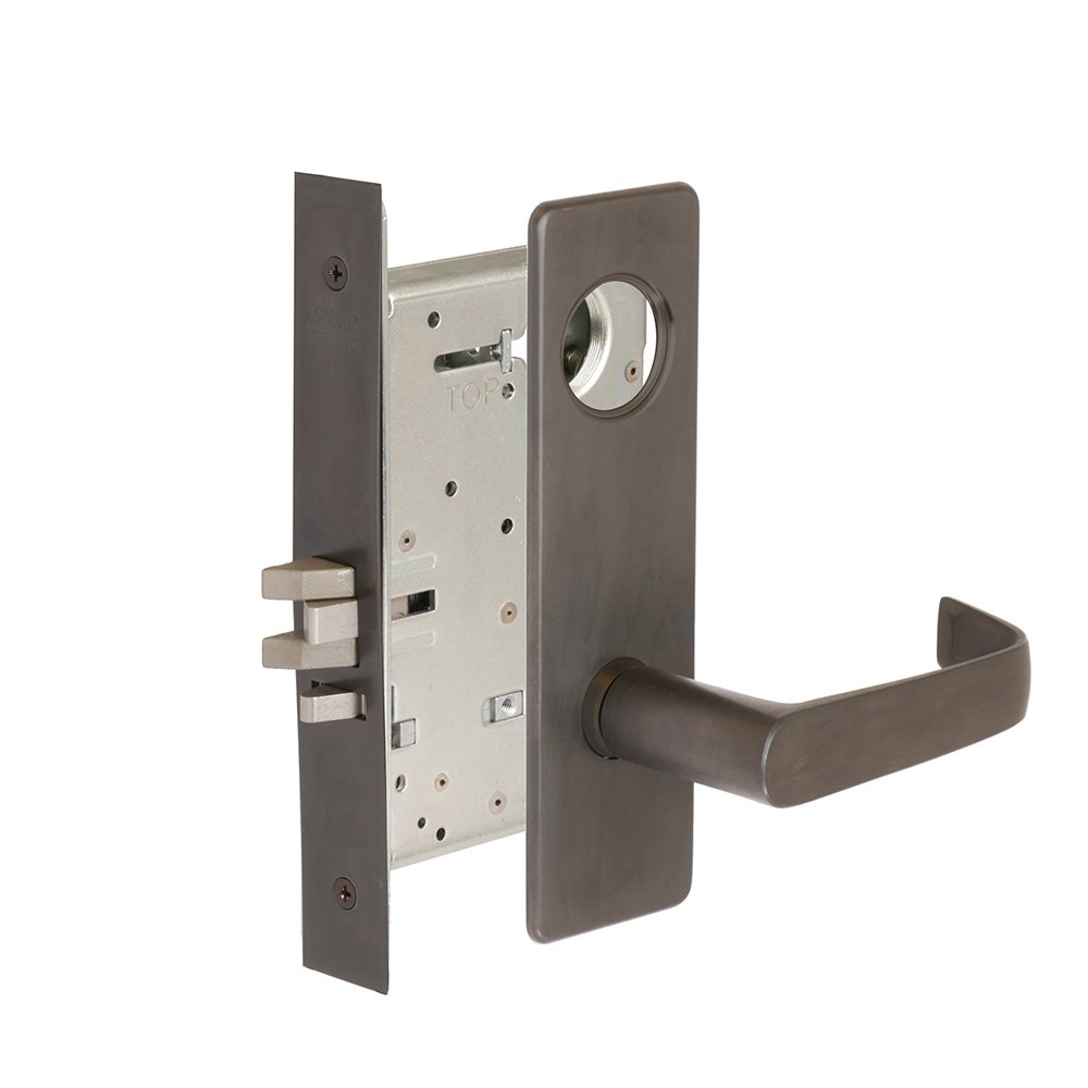 CORBINRUSSWIN ML2057-NSM-613-LC 613 Oil Rubbed Dark Bronze, Lever NSM Newport, Storeroom, Steel; Stainless Steel; Bronze