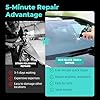 DEZEU Windshield Crack Repair Kit,2026 Latest Upgraded Windshield Chip Repair Kit,5MinQuick-Glass Repair Liquid,Long-Lasting for Windshields, Mirrors,All Crack Types (Black). #4
