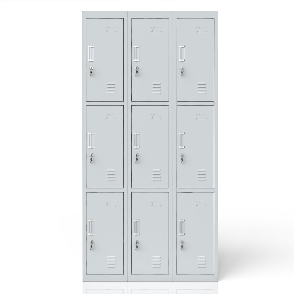 Armoire de vestiaire métal 9 Compartiments