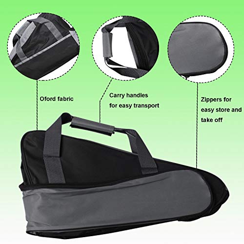 Podoy Chainsaw Carry Case Bag 18 Inch Bar Chain Cover Woodworking Tools Bag Compatible With Chainsaw Carrying Case Portable Holdall Chain Saw Box Grey #TOP1